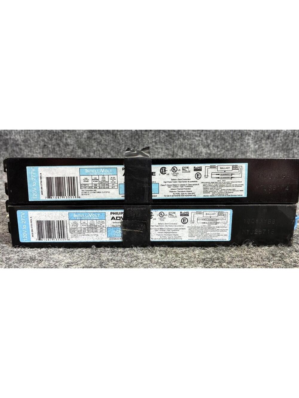2 Philips Advance ICN-2P60-N Electronic Fluorescent Ballast